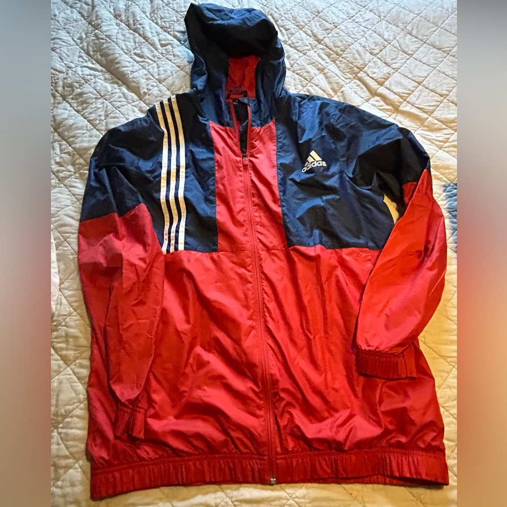 ADIDAS Men’s Large Windbreaker / Rain Coat